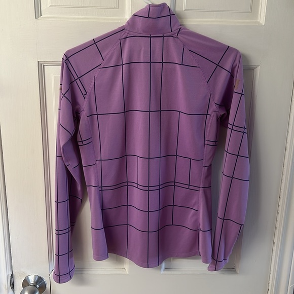 Nike Running DriFit purple long sleeve quarter zip running shirt women’s size M - Picture 6 of 12